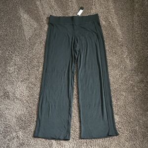 NEW Talbots Black Knit Lounge Pants M
